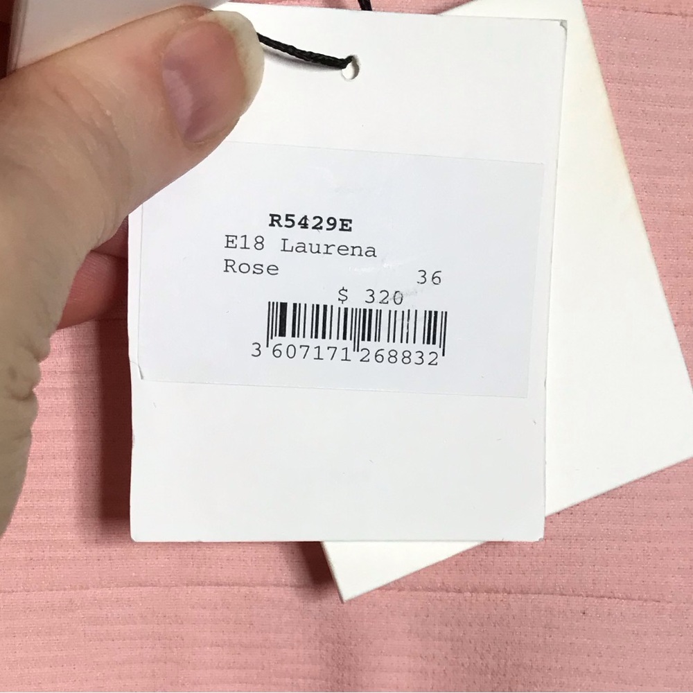 SANDRO Laurena Pleat Detail Mini Dress In Rose Pink - Picture 3 of 10